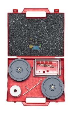Pulley block and roller assembly kit